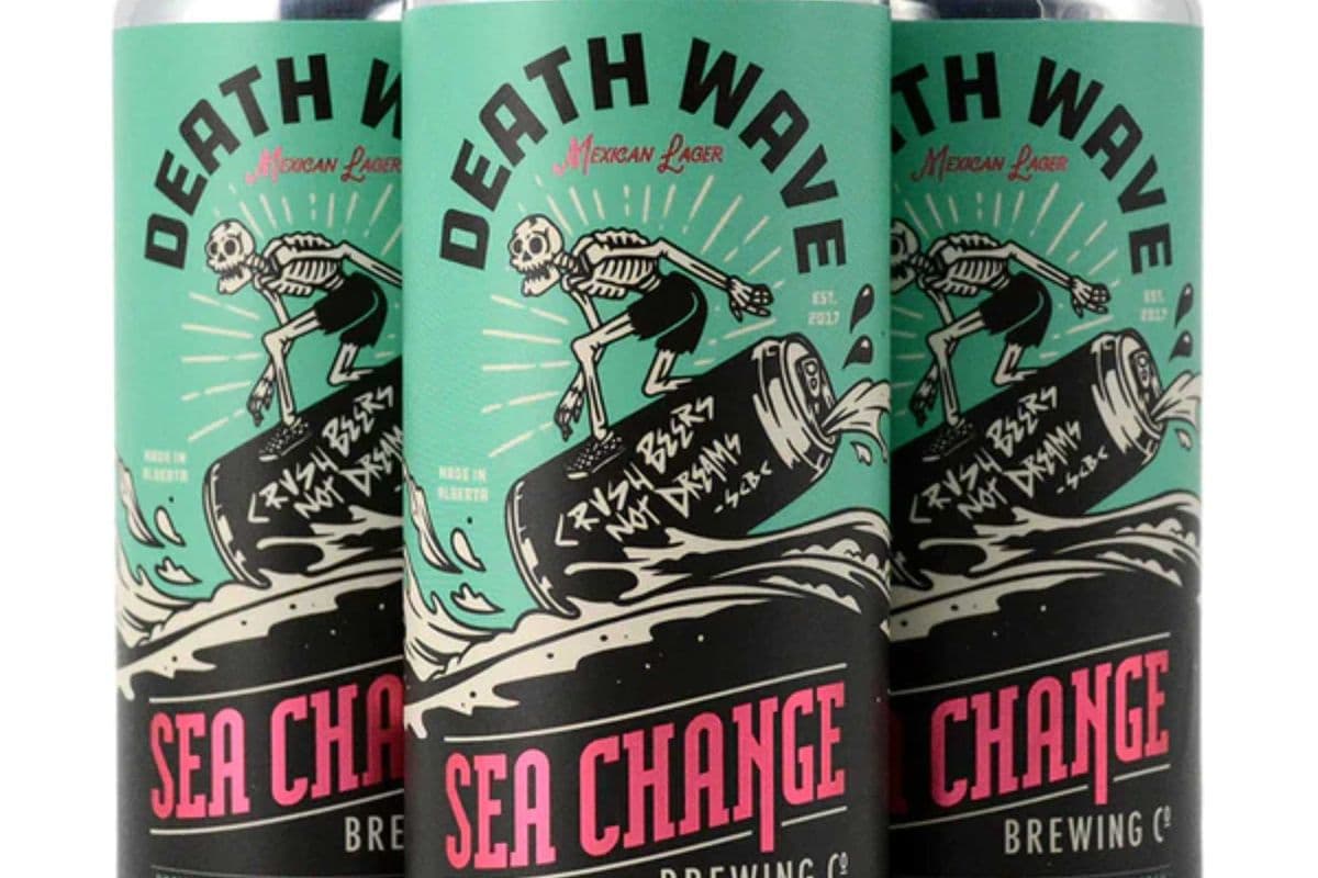 Sea Change Death Wave Light Lager (4 x 473ml Cans)