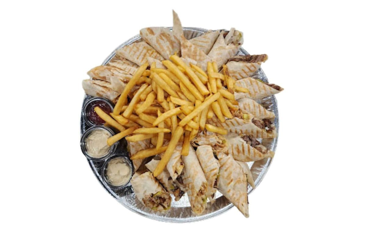 Family Platter Shawarma Saj (Catering) (24 Wraps For 4+ People )