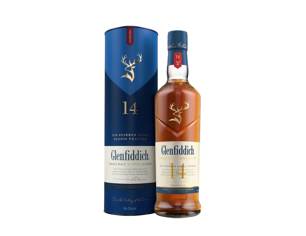 Glenfiddich 14 Year Bourbon Barrel Reserve (750 ml) (1 x 750ml)