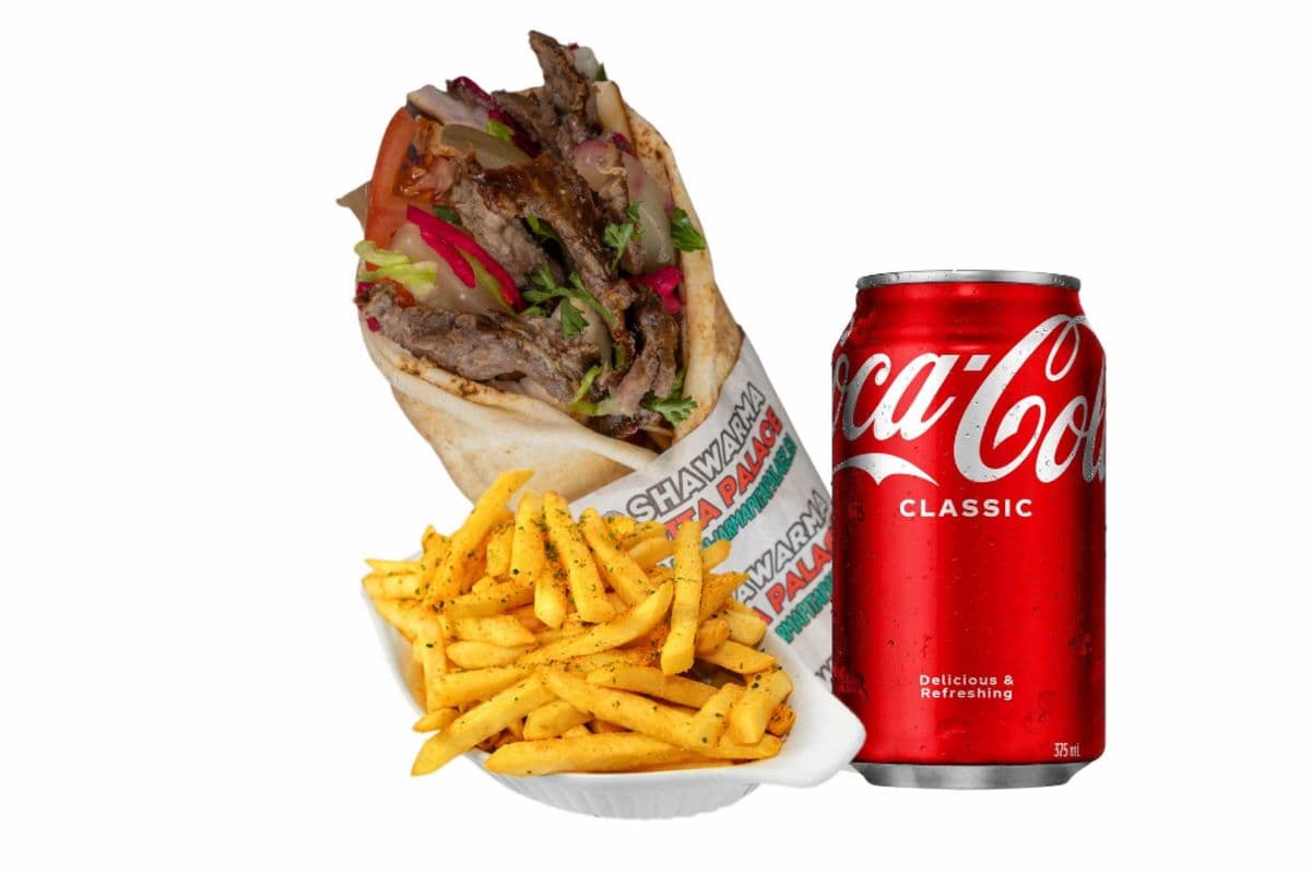 Beef Shawarma Wrap Combo