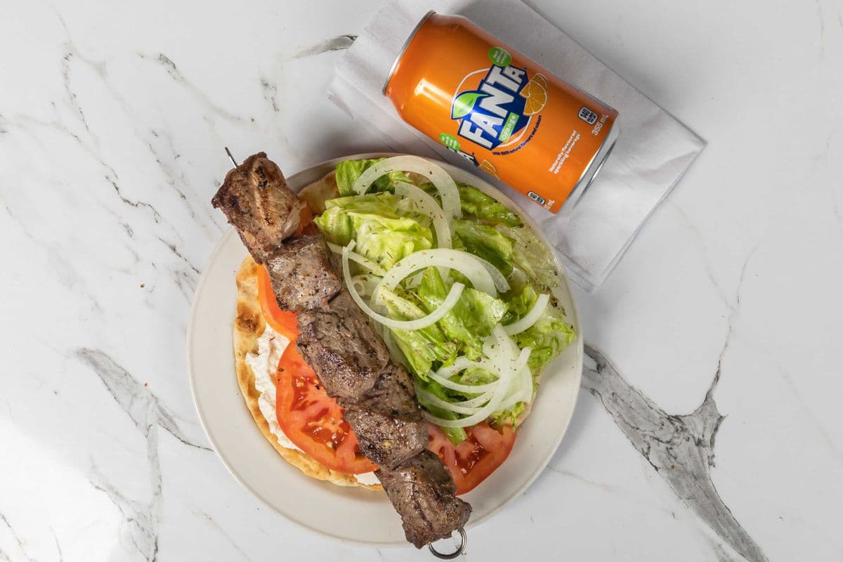 Lamb Souvlaki (Spring Lamb) Sandwich