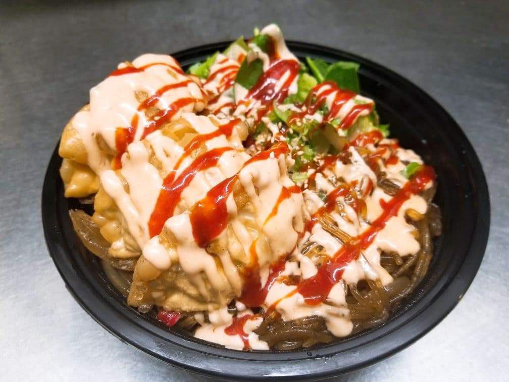 Cupbap au Mandu frit / Fried Mandu Cupbap