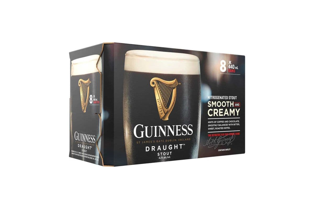 Guinness Drought Irish Dry Stout (8 cans) (8 x 440ML)
