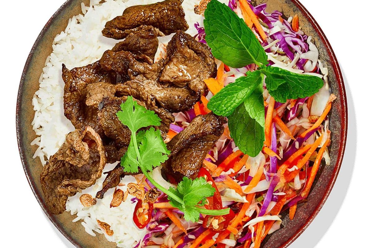 Lemongrass Beef with Rice