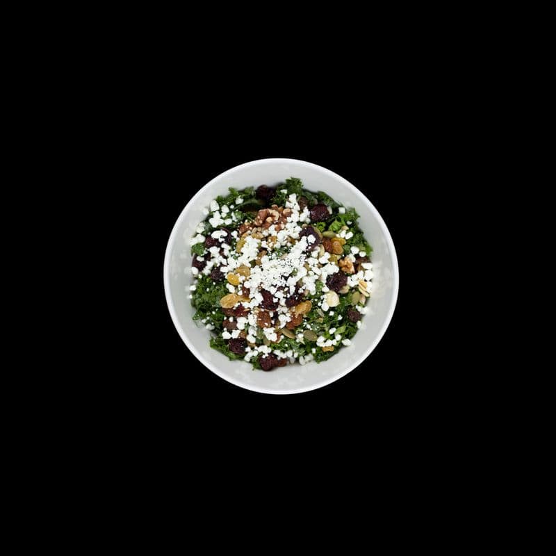 Kale Fruit, Nut & Goat Cheese