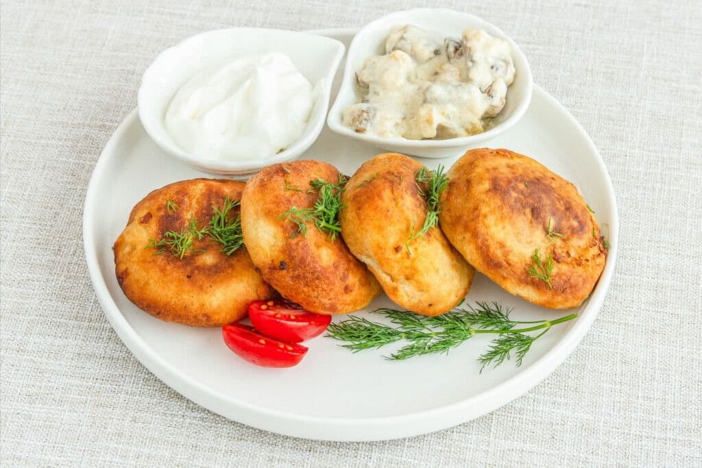 Potato Rissoles with Meat