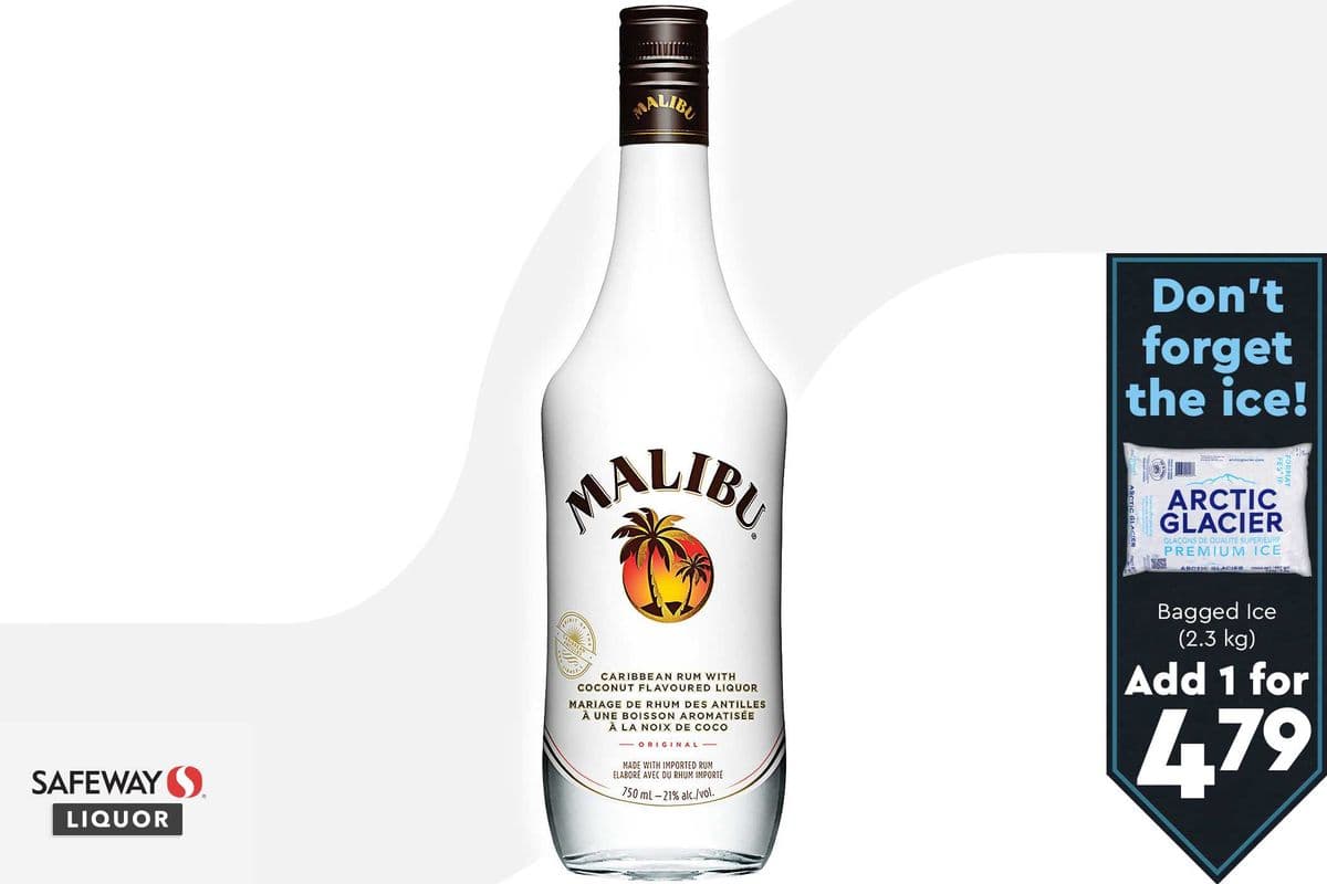 Malibu Coconut Rum (1 x 750 ml)
