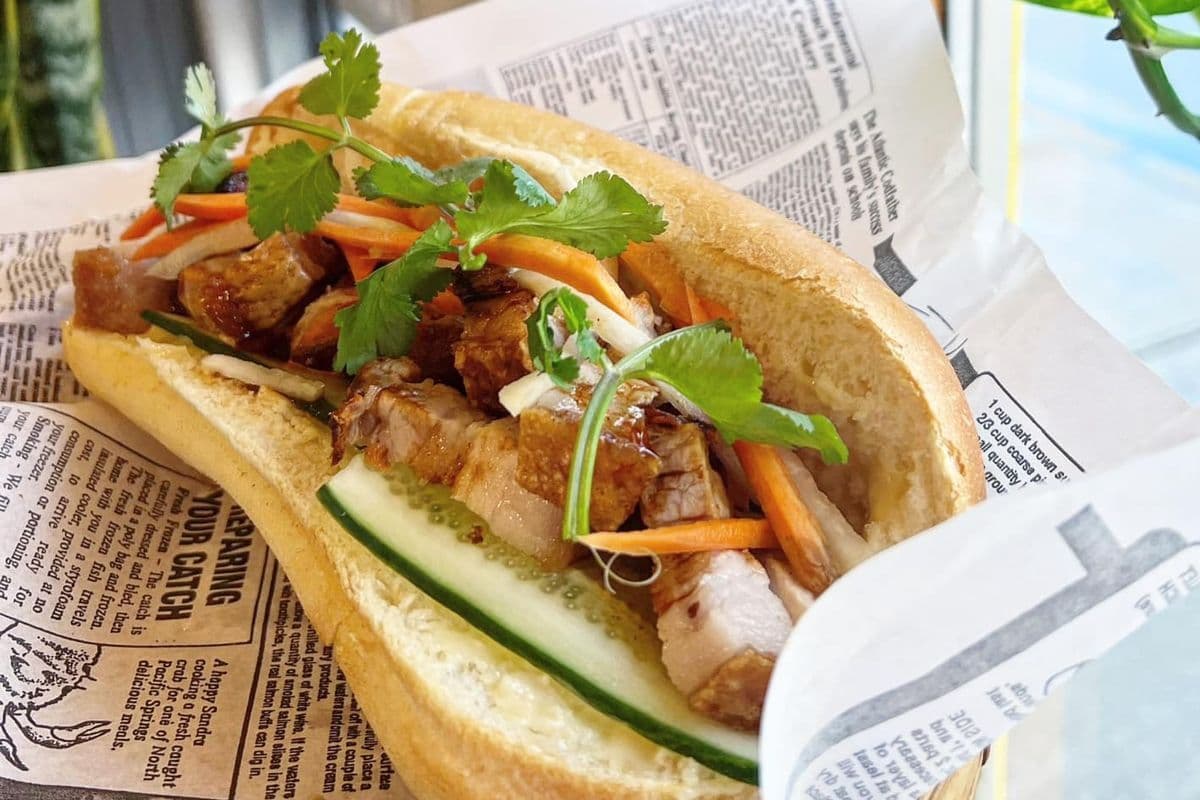 Roasted Pork Belly, Side, and Drink