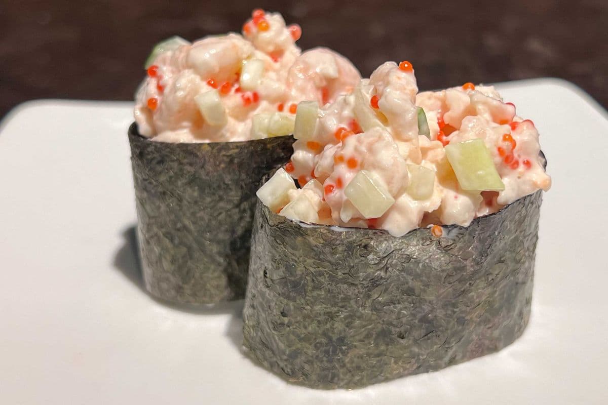 Cajun Prawn Sushi