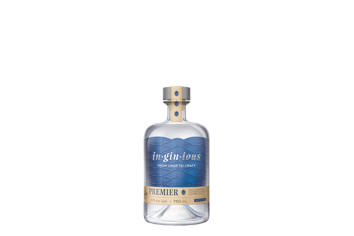 Inginious Premier Hopped Gin (1 x 750 ml Bottle)