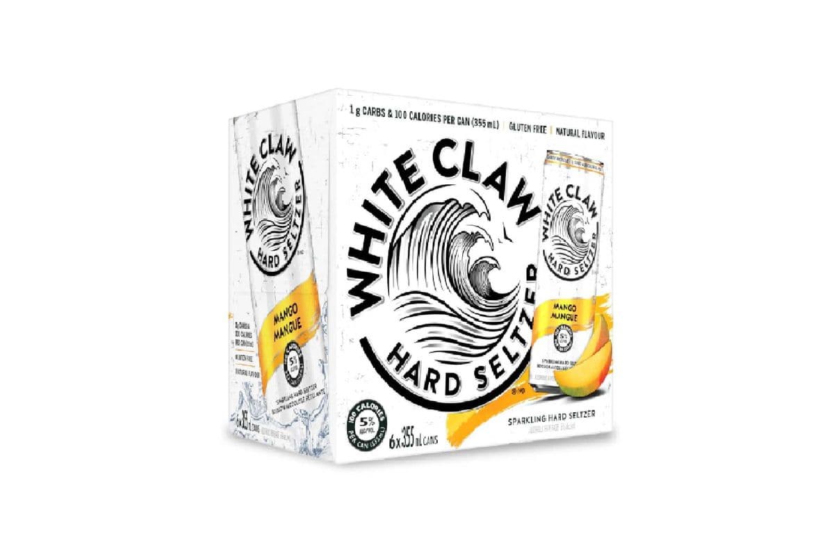 White Claw Hard Seltzer Mango (6 x 355ml)