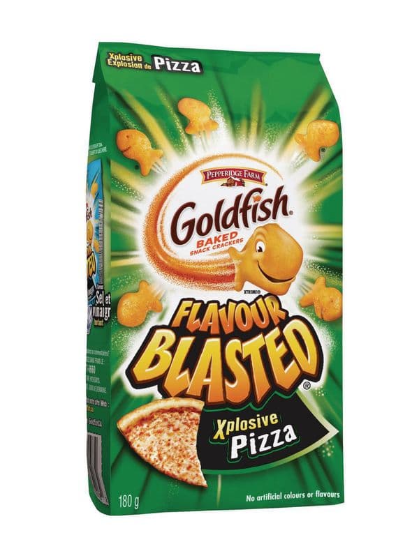 Goldfish Explosion de Saveurs Pizza 180g/ Goldfish Flavour Blasted Explosive Pizza 180g