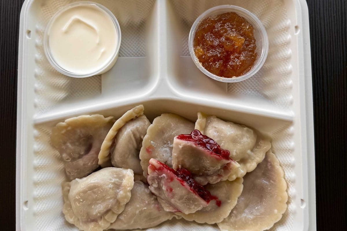 Perogies with Sour Cherry