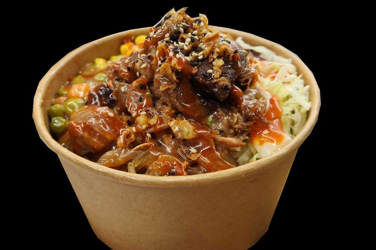 KP BOP ( Korean BBQ PORK rice )