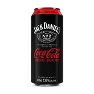Jack Daniel's And Coca Cola Zero Sugar (1 Can x 473 mL)