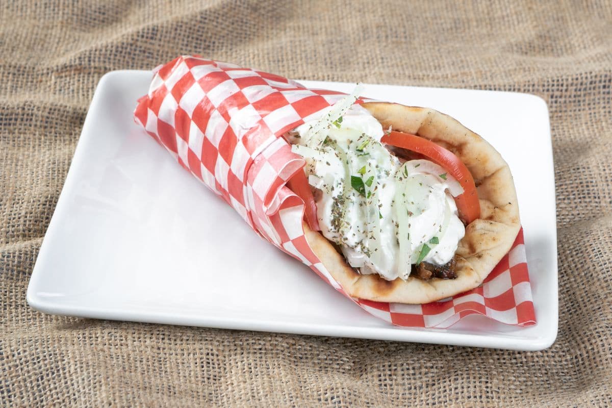 Plat de pita gyro / Gyro Pita Plate