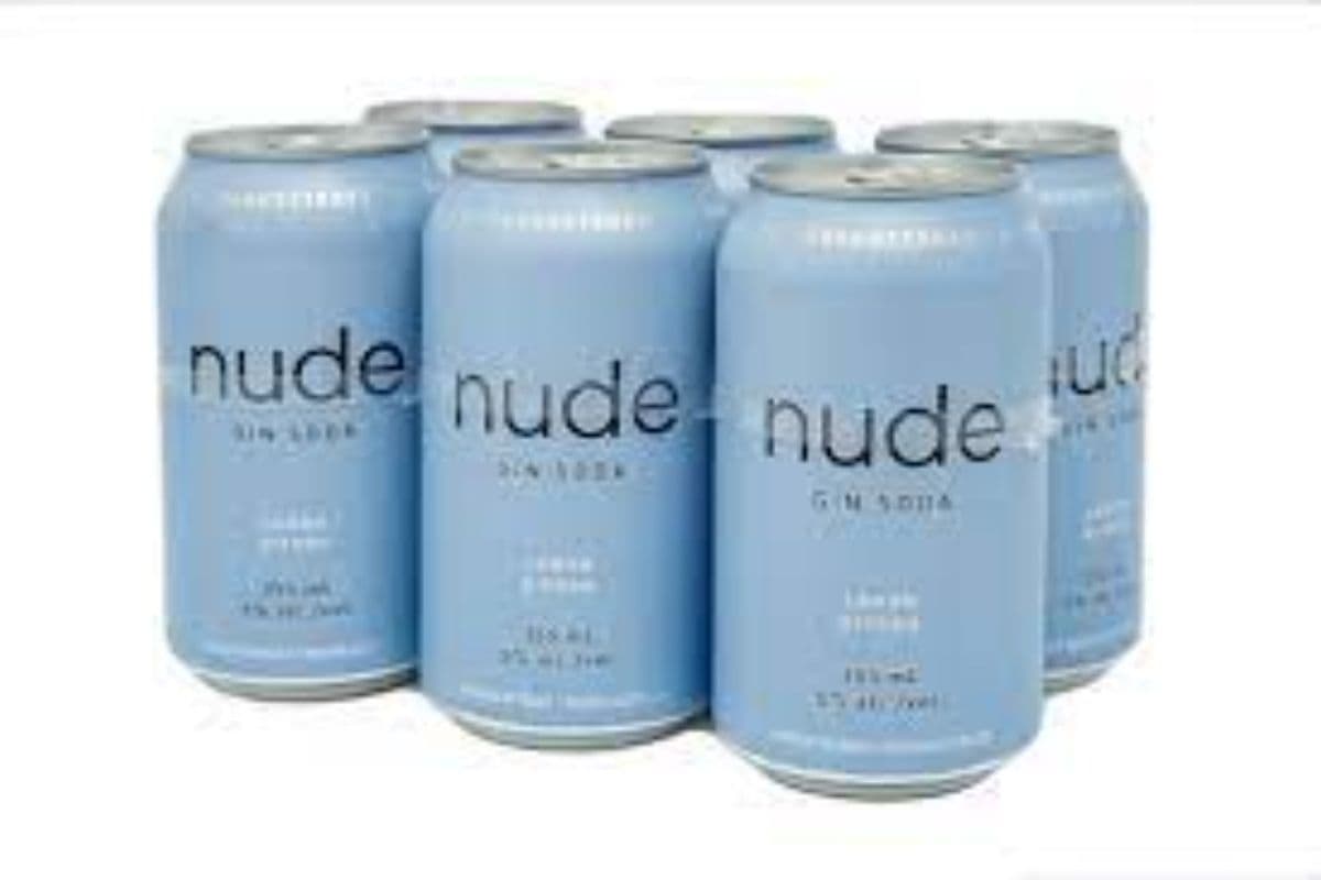 Nude Gin Soda - Lemon (6 Cans) (6PK)