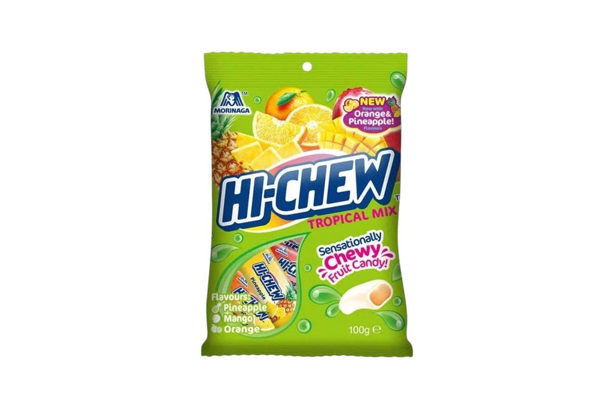 Hi-Chew Gummies Tropical Mix Flavour (Thailand) (90g) (70 Cal)