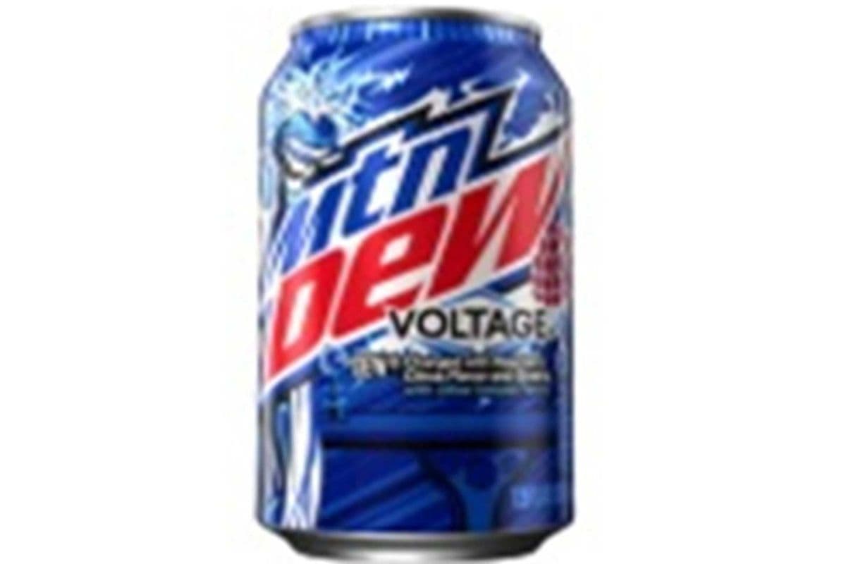 Mtn dew voltage raspberry (355ml) (170 Cal)