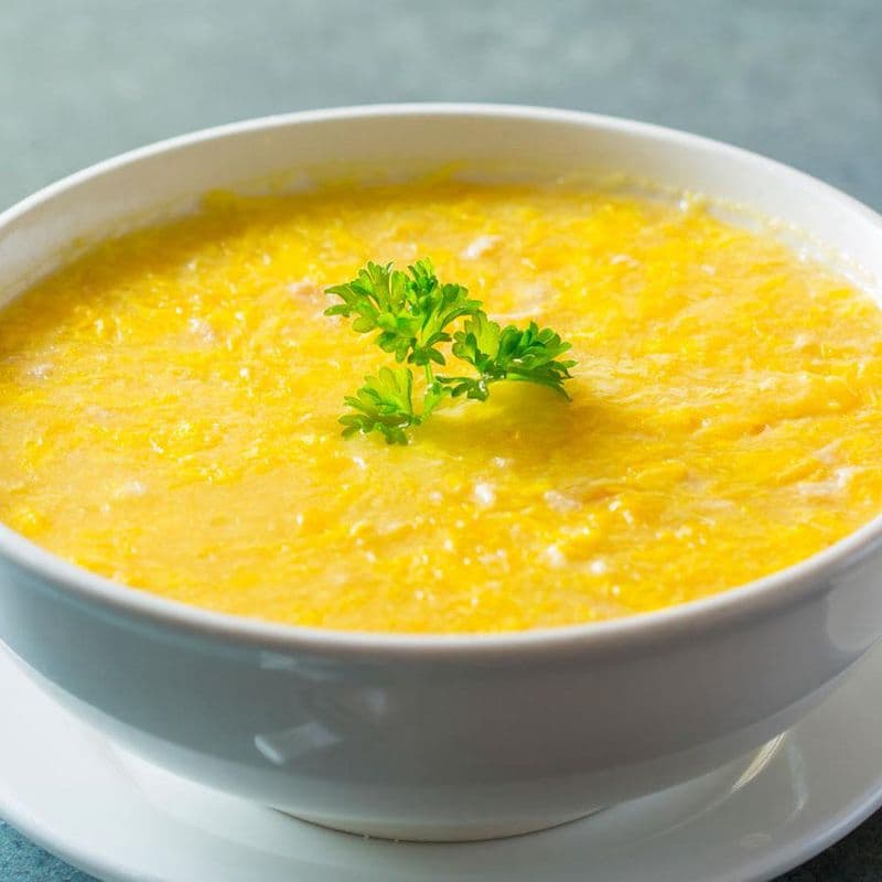 Minced Chicken with Cream Corn Soup 雞茸粟米羹