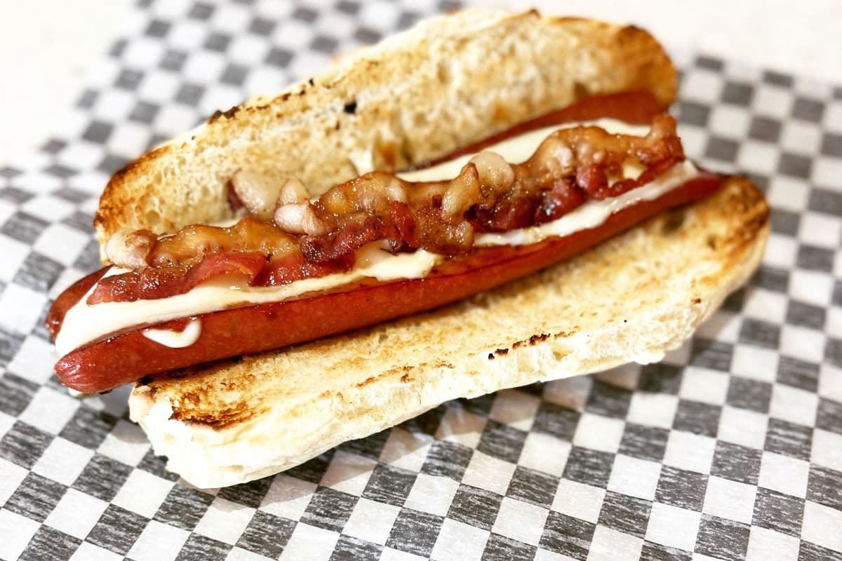 Bacon Swiss Dog