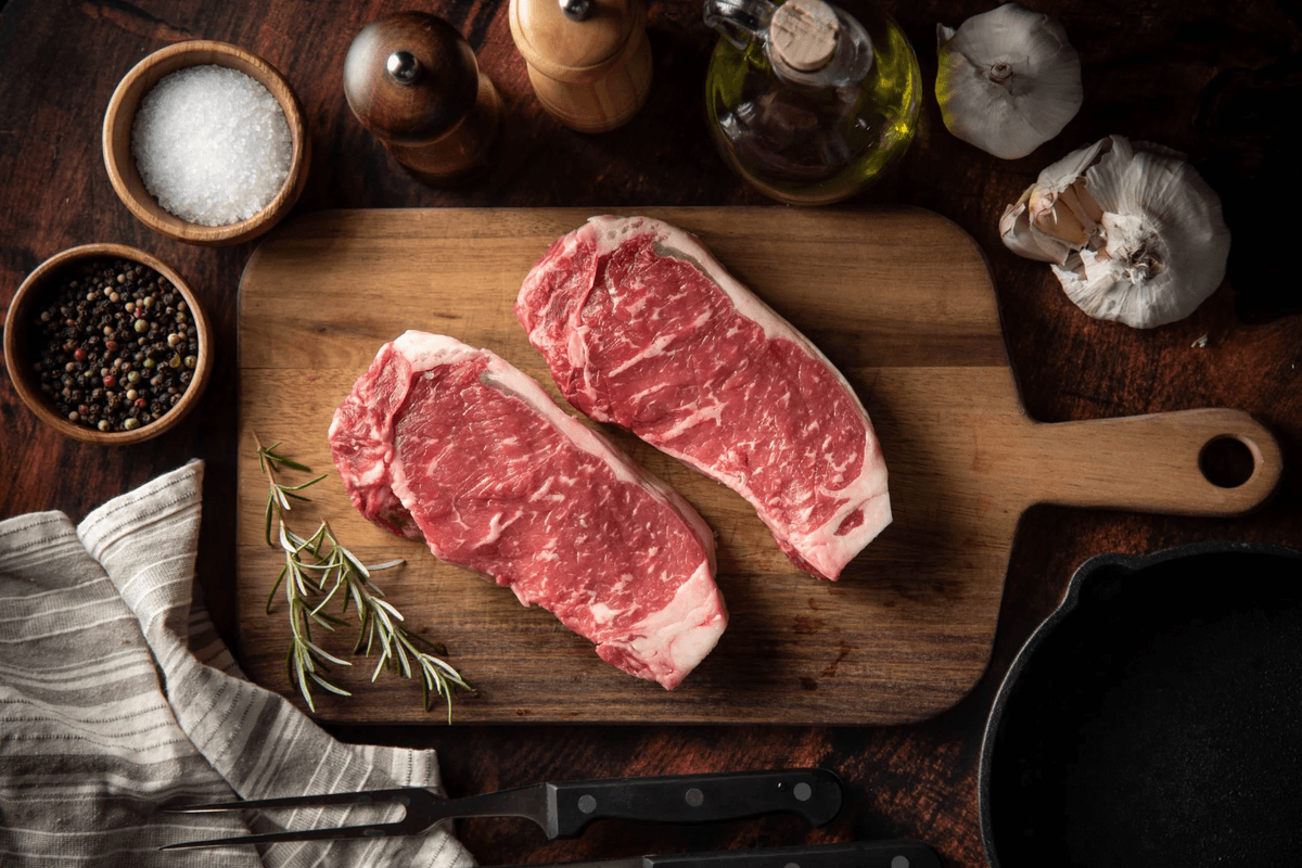 Bradner Farms Grass-Fed and Finished Organic New York Striploin Steak 1 Striploin Steak