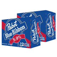 Pabst Blue Ribbon 5.9% (24 Can x 473 mL)