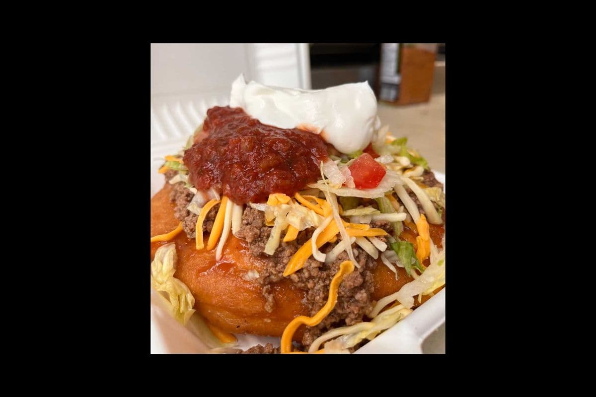 Beef Frybread Taco