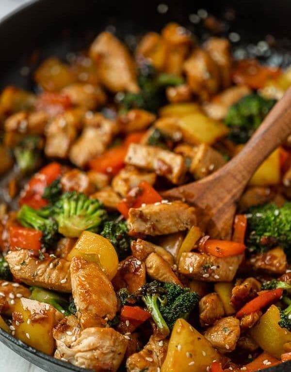 Stir Fry Jerk Chicken