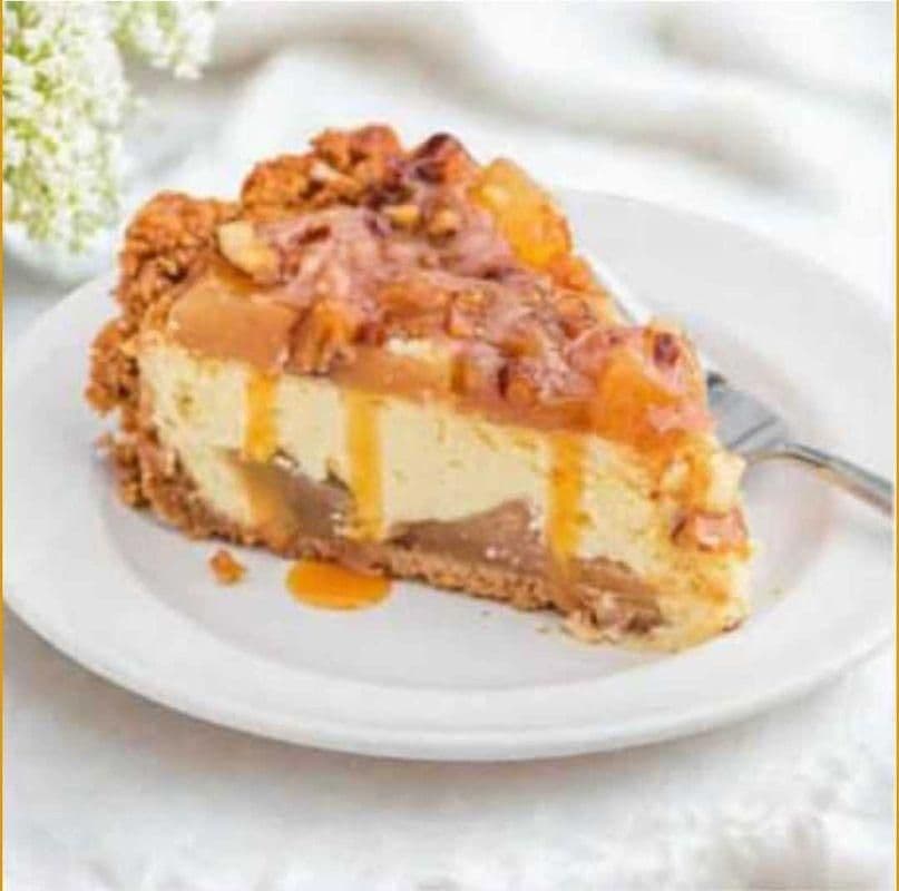 Apple Crisp Caramel Cheesecake(BOGO)