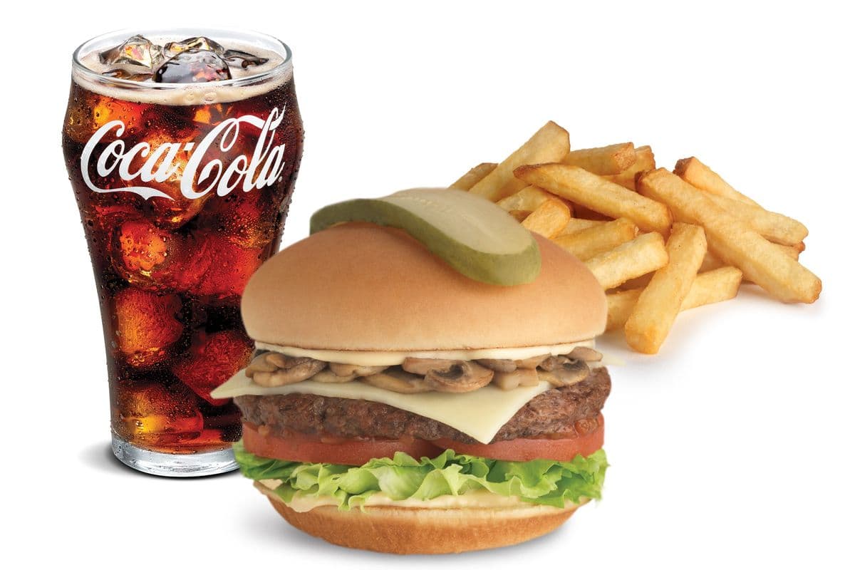 Monty Mushroom Burger Combo