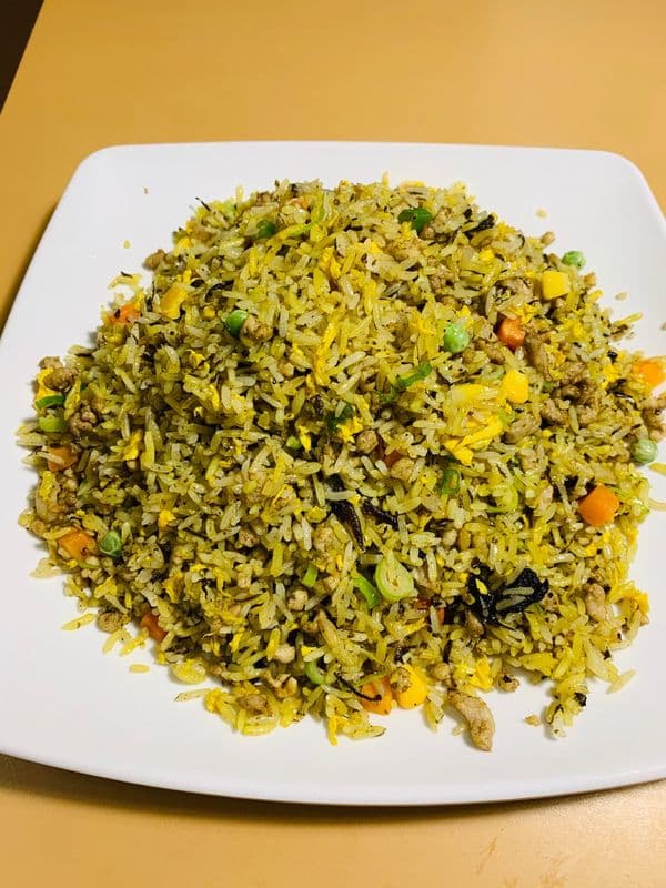 80. Fried Rice with Minced Pork and Olive 欖菜肉碎炒飯