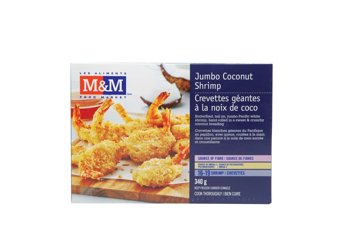 M&M Jumbo Coconut Shrimp (340 g)