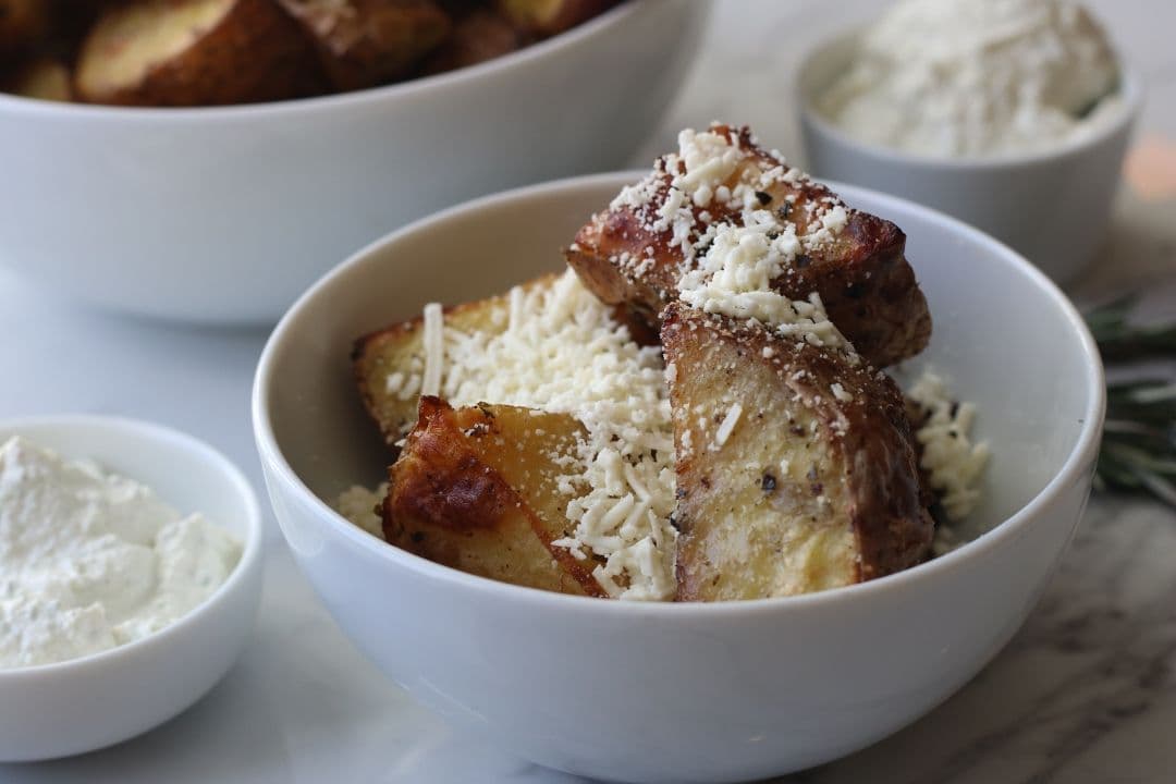 Roasted Potatoes with Feta