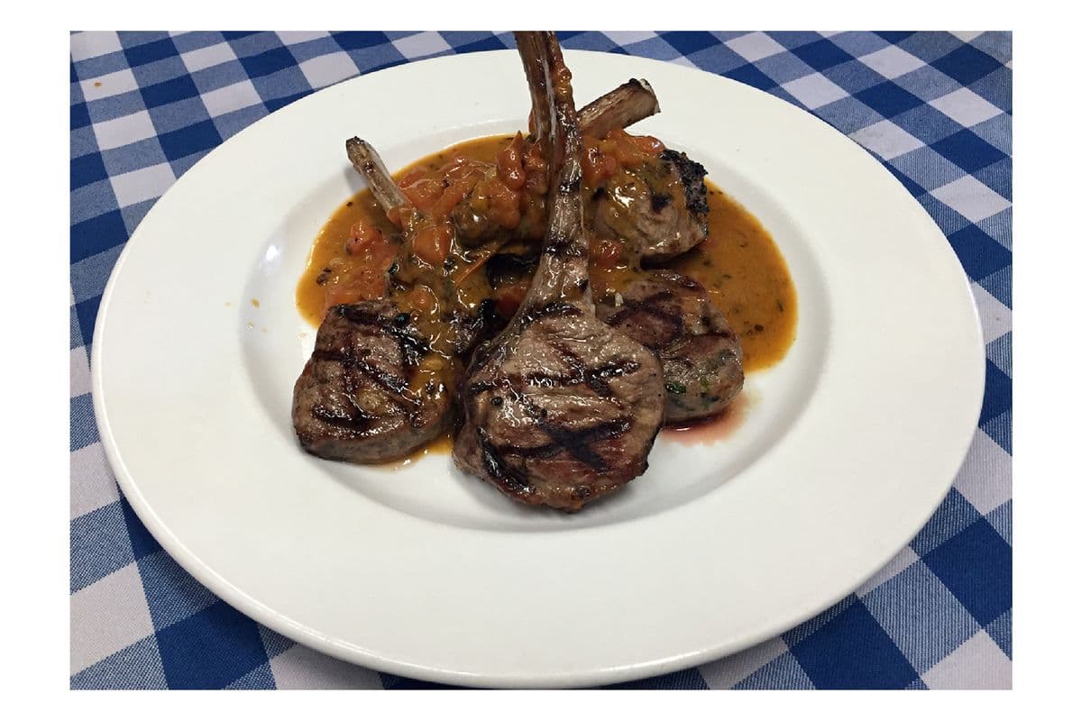 Grilled Rack of Lamb
