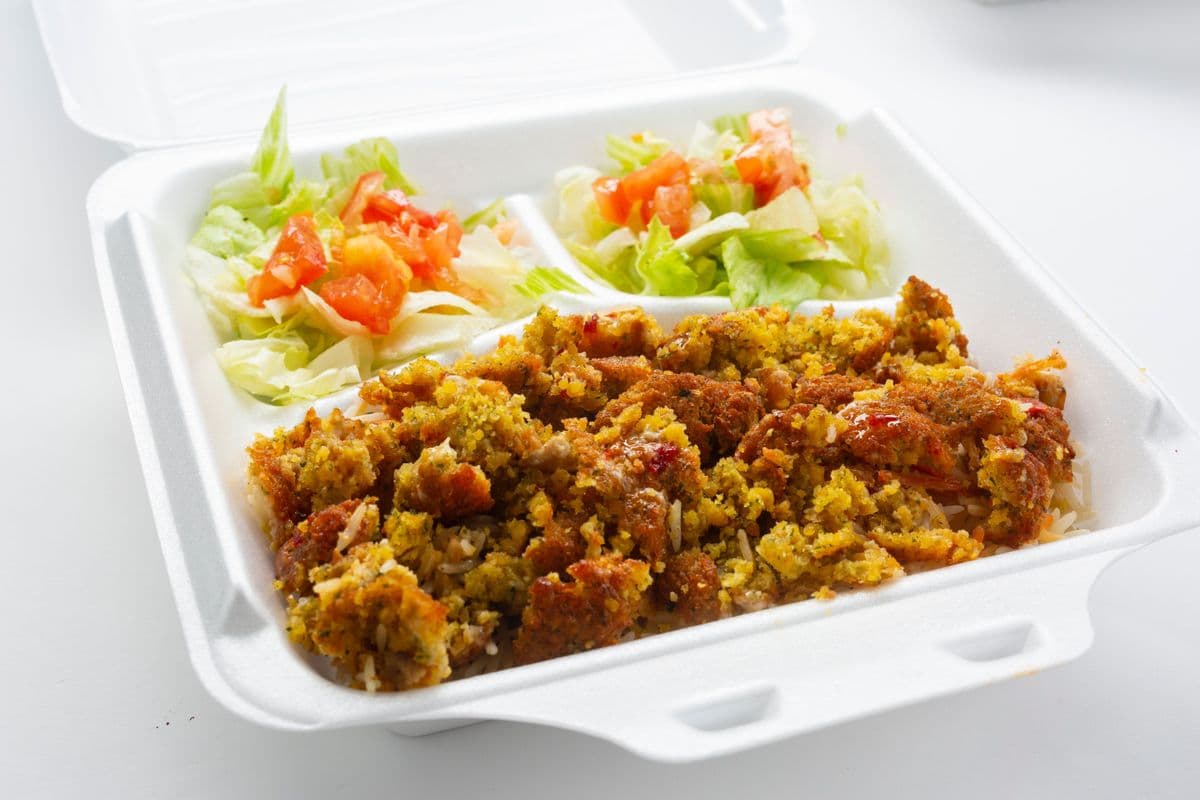 Vegetarian Donair Plate