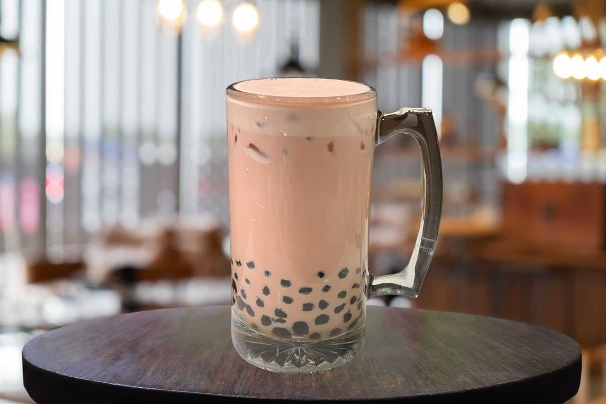 Pink Rosette Milk Tea 玫瑰奶茶