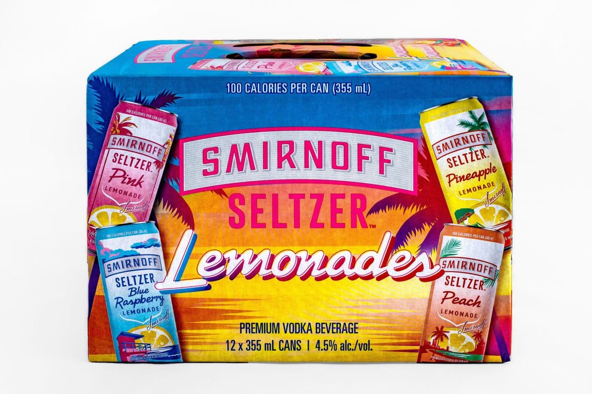 Smirnoff Seltzer Lemonade Variety 12x355ml (12 x 355ml)