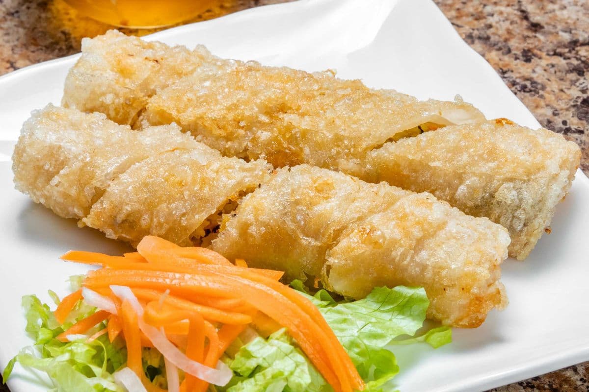 3. Spring Rolls (2 Rolls)