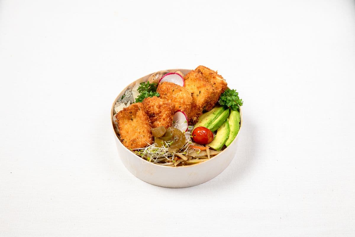 Popcorn Tofu Bento Box