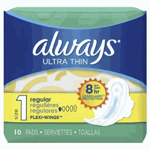 Always Ultra Thin 10 Pads