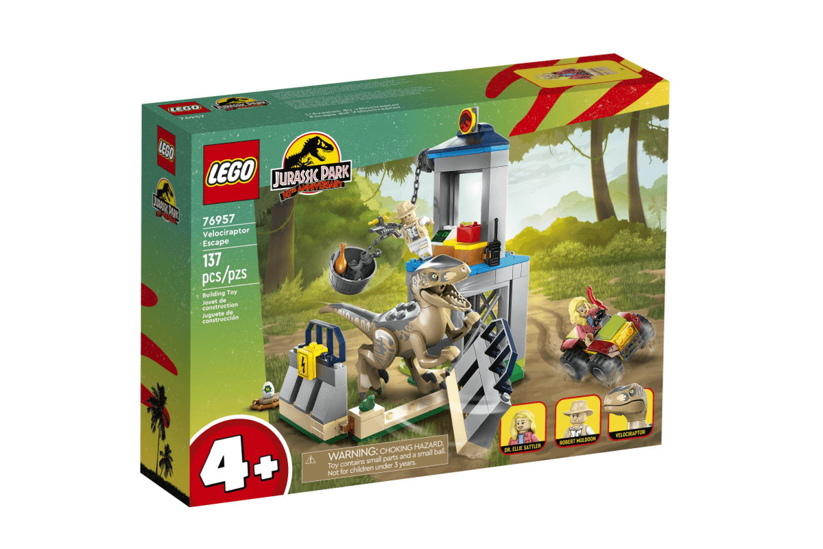 LEGO Jurassic Park Velociraptor Escape