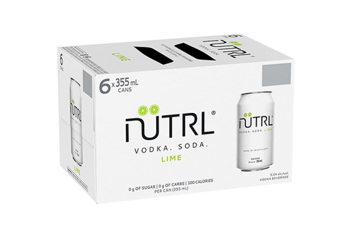NUTRL VODKA SODA LIME 6CAN (1 x 355ML)