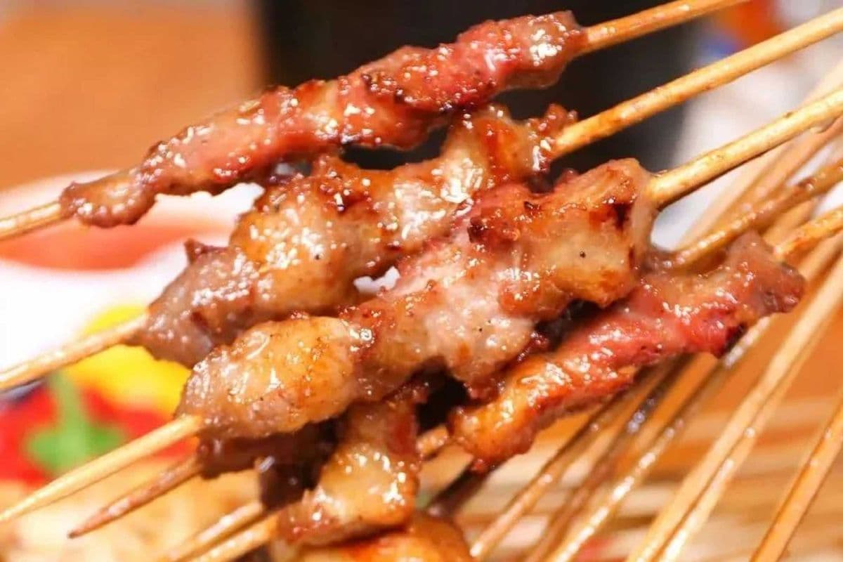 BBQ Pork Belly 碳烤五花肉(4串)