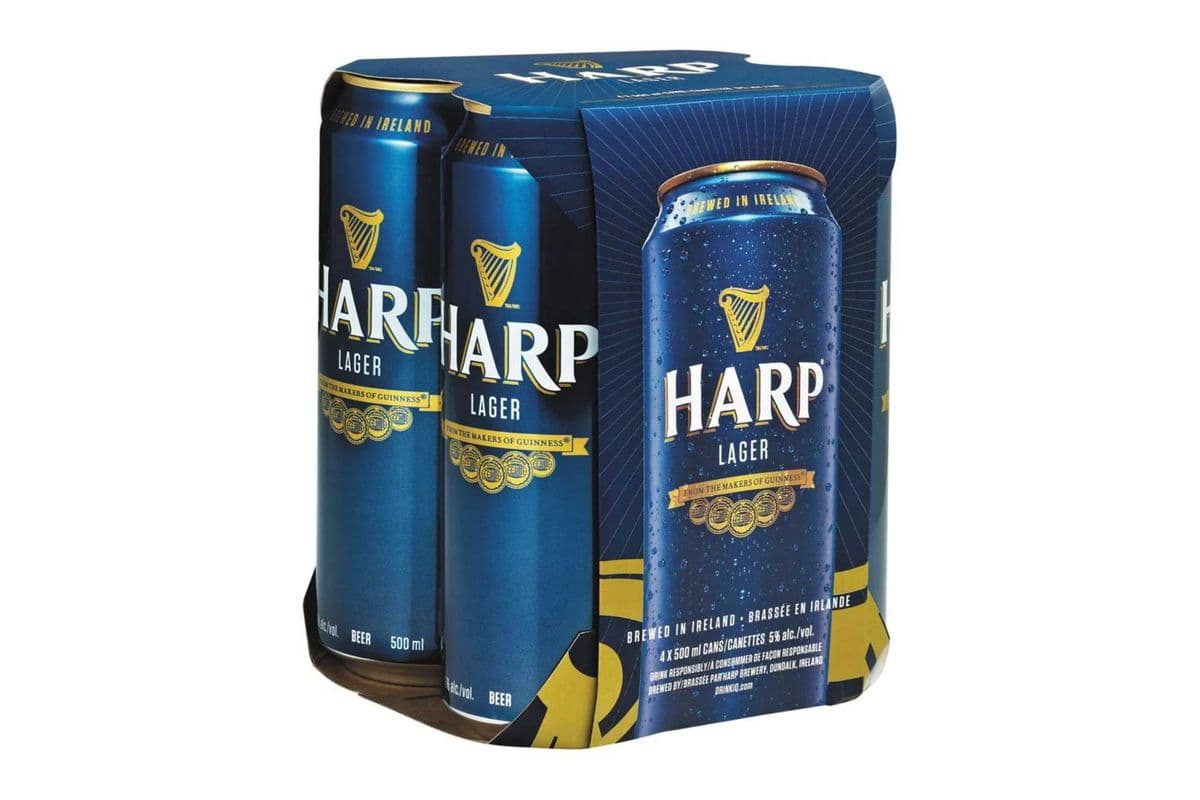 Harp Lager (4 Cans) (1 x 4x500ml)