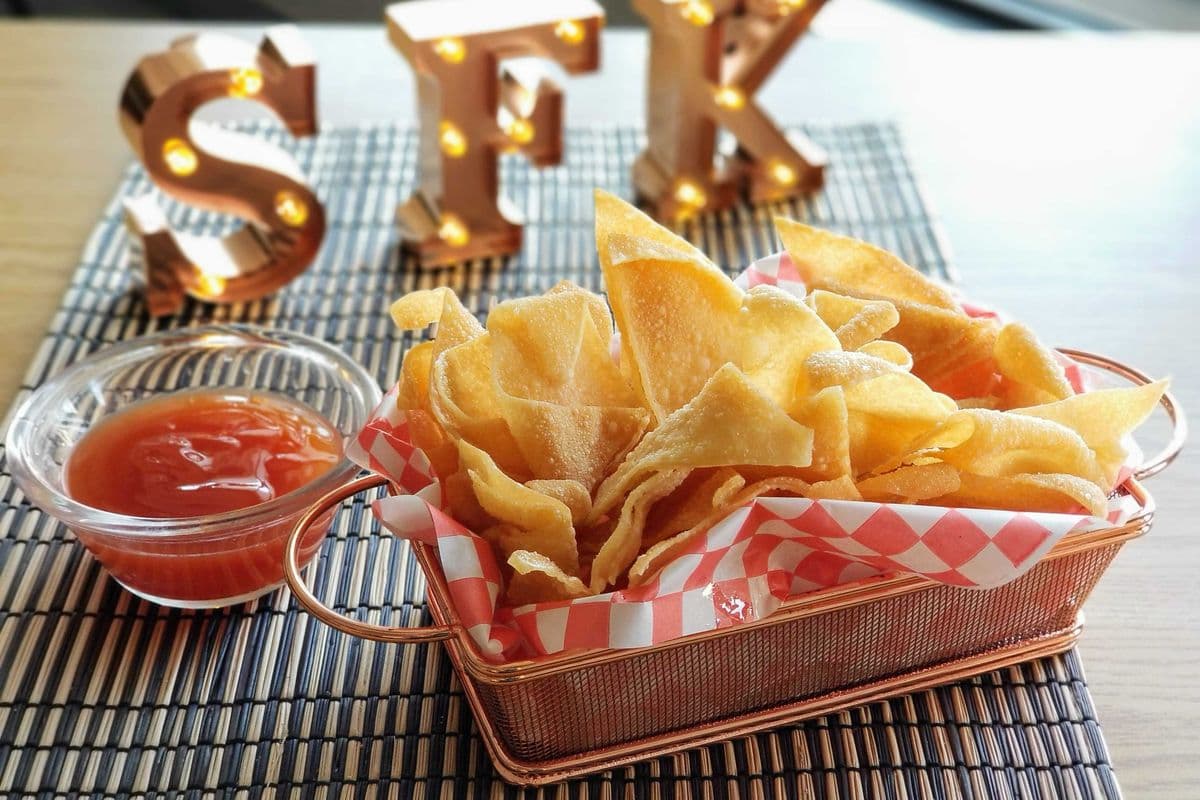 1. Wonton Chips