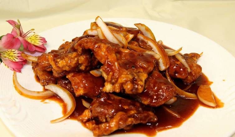54. Pork Chop in Gourmet Sauce 京都肉扒