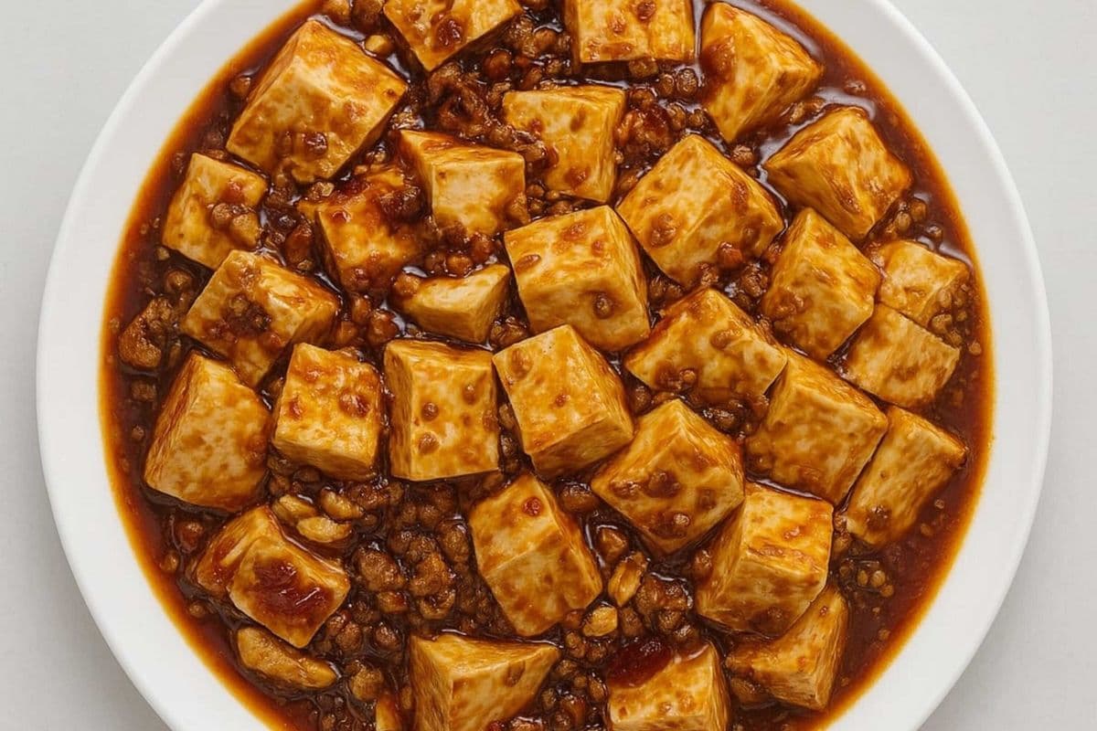 V1. Szechuan Tofu Mapo Tofu(Spicy) - 麻婆豆腐(辣)