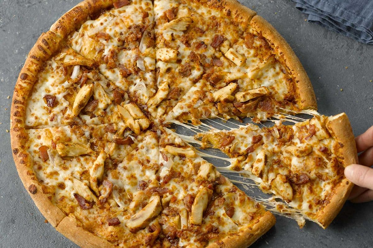 Medium BBQ Chicken Bacon Pizza