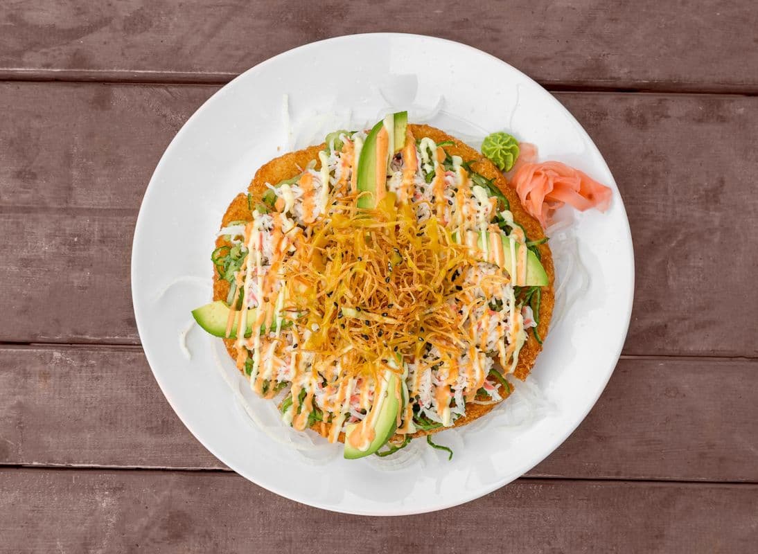 KELLYFORNIA CRUNCH SUSHI PIZZA